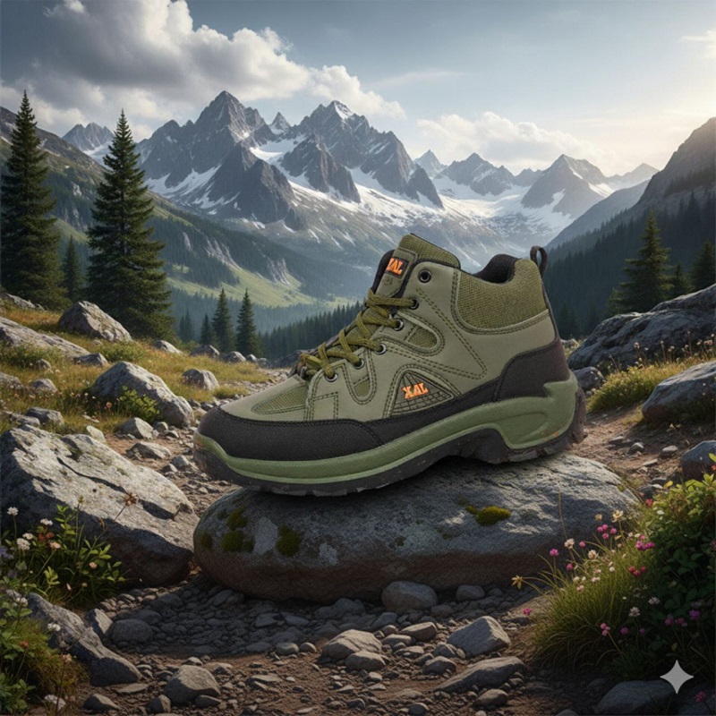 کفش ساقدار مردانه سبز مدل JAX